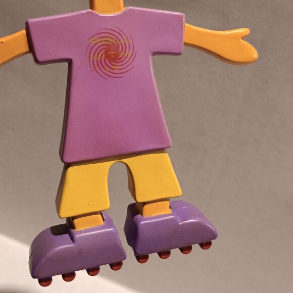 Vtg CBS Designs Flexo Buddies Photo Frame-Teen Girl Roller Blades Skates-1999 - Picture 5 of 6